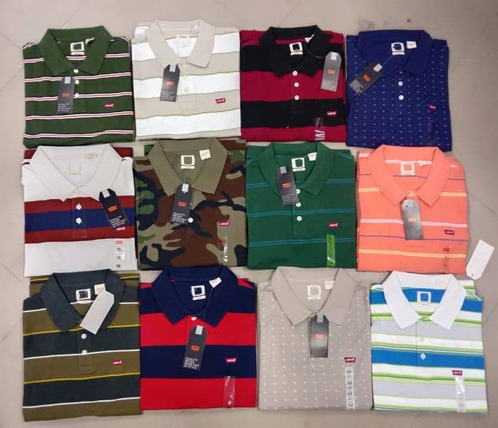 girodano polo shirts/ leftover Levis polo shirts/ polo shirts original 3
