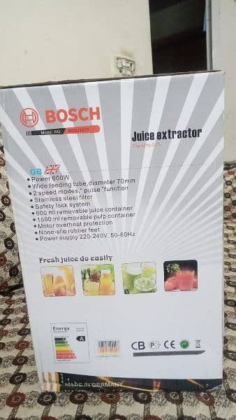 Brand New Juicer BOSCH 3