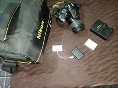 Nikon D5300 18:55 Lens DSLR Camera with Bag, Double Battery OTP
