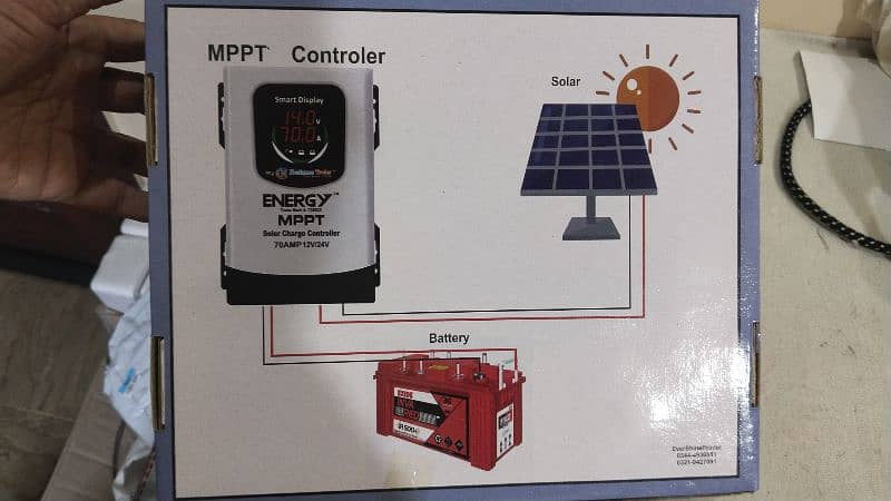 Energy MPPT solar charge controller 70 ampere 4