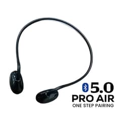 Pro Air Neck Hanging Wireless Earphone Black