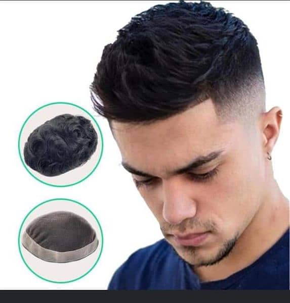 Men wig imported quality _hair patch _hair unit(0'3'0'6'4'2'3'9'1'0'1) 0