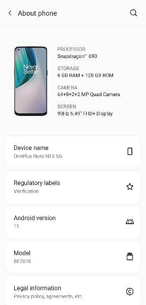 OnePlus Nord N10 5G 1