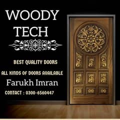Latest Door Design/solid doors/Luxury Hard Solid Wood doors 0