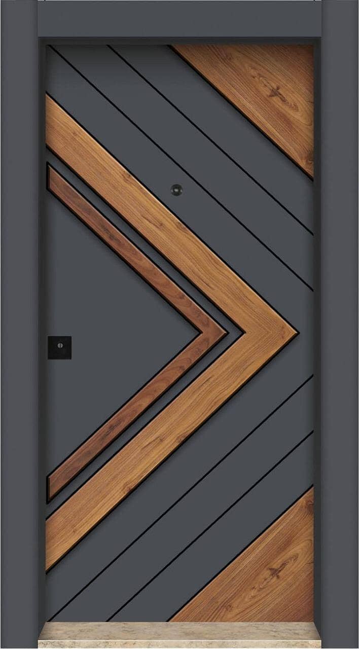 Latest Door Design/solid doors/Luxury Hard Solid Wood doors 5