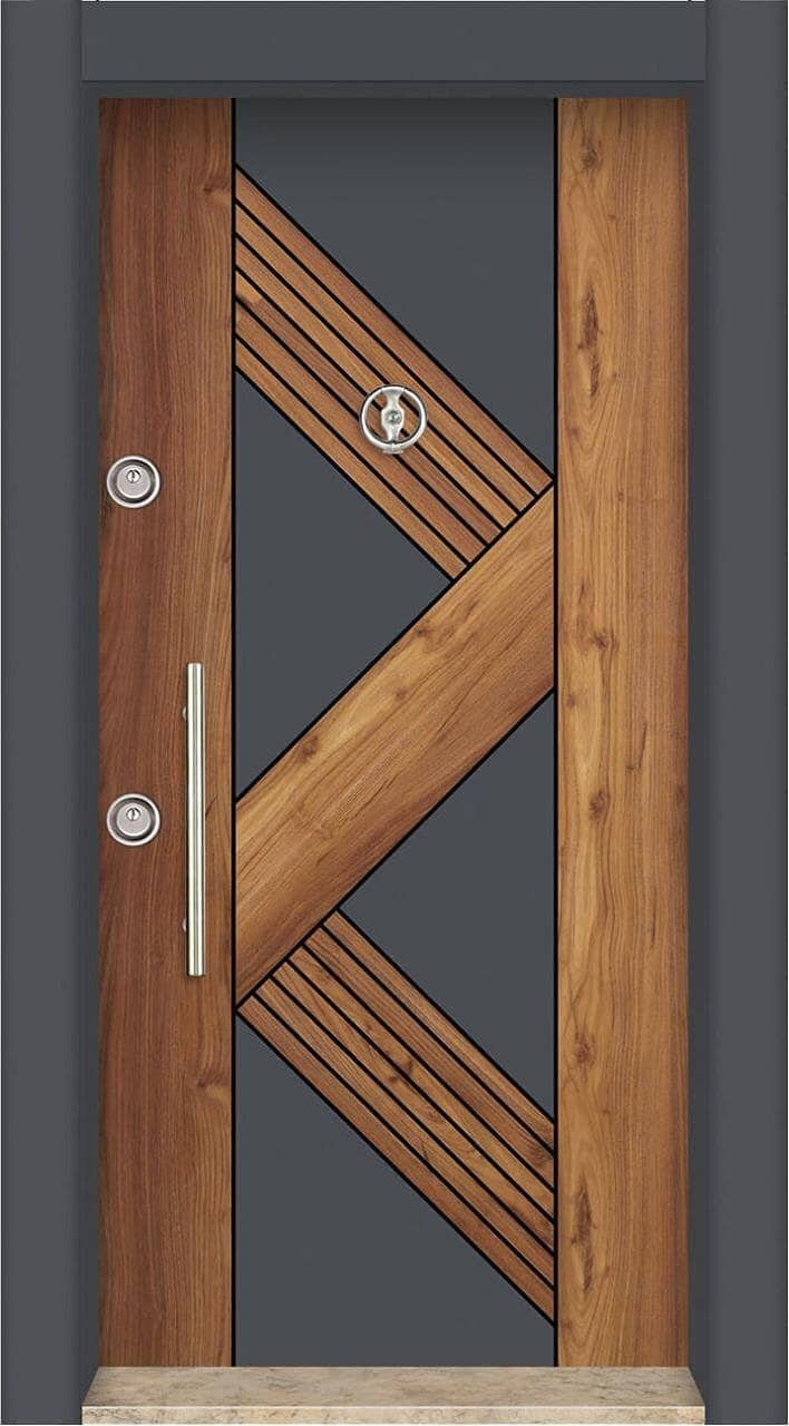 Latest Door Design/solid doors/Luxury Hard Solid Wood doors 15