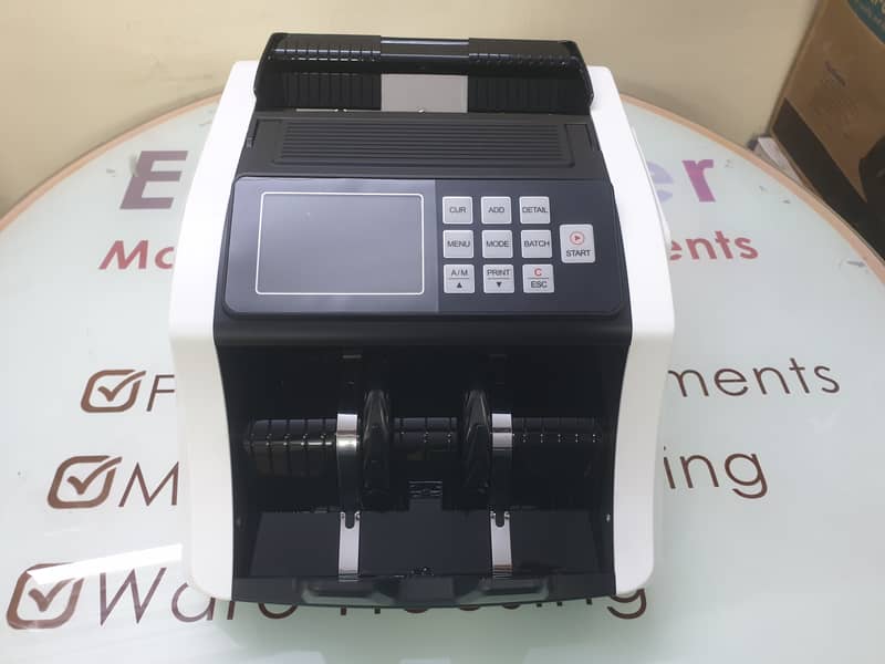 latest 2024 model currency cash note counting machine in pakistan 12