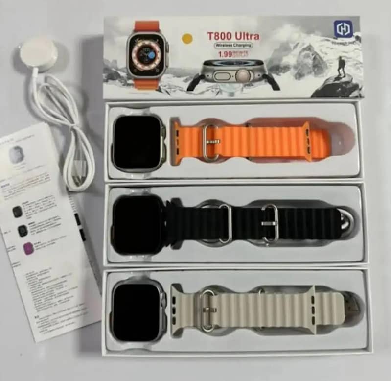 T800 Ultra Smart Watch Series 8 1.99" Bluetooth Call Smartwatch Heart 3