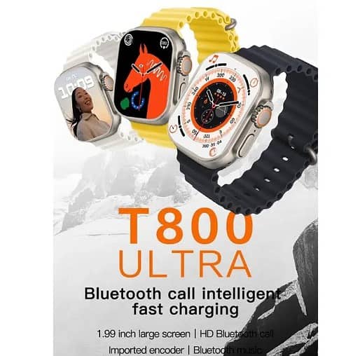 T800 Ultra Smart Watch Series 8 1.99" Bluetooth Call Smartwatch Heart 3