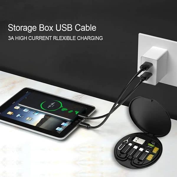 Charging Cable Adapter Kit,USB C to Micro USB/Lightning/USB A 1