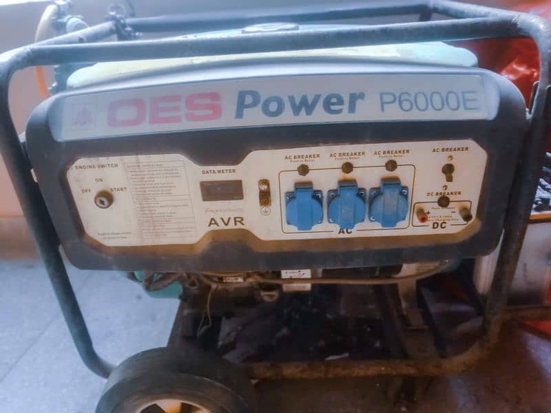 7.5 KVA Generator OES Power P6000E Slightly Used, for Commercial Use 1