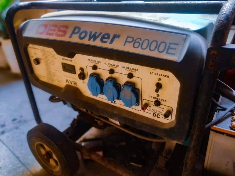 7.5 KVA Generator OES Power P6000E Slightly Used, for Commercial Use 4