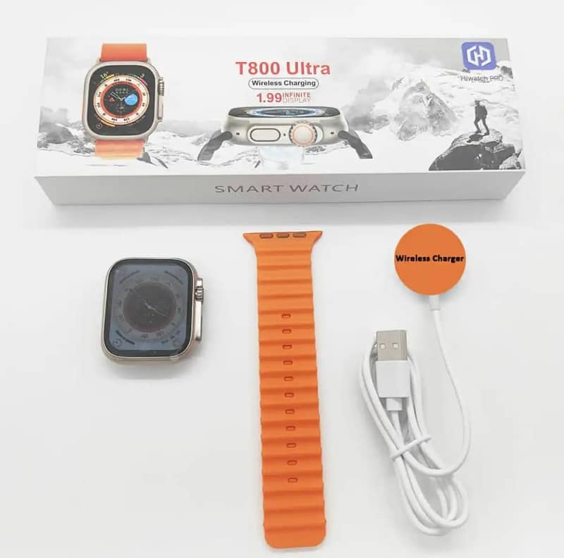 T800 Ultra Smart Watch Series 8 1.99" Bluetooth Call Smartwatch Heart 2