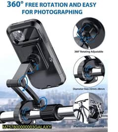 360 Degree rotating bike phone holder mount stand 0