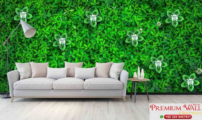 3D pvc flex wallpaper 9