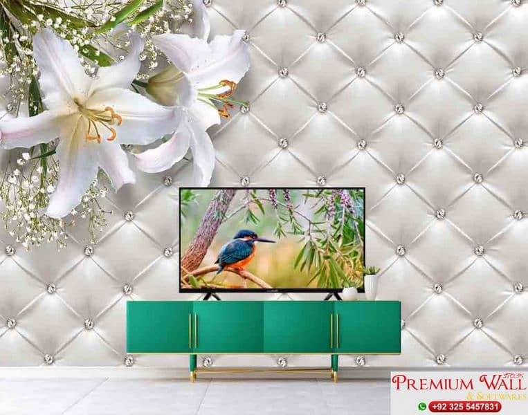 3D pvc flex wallpaper 15