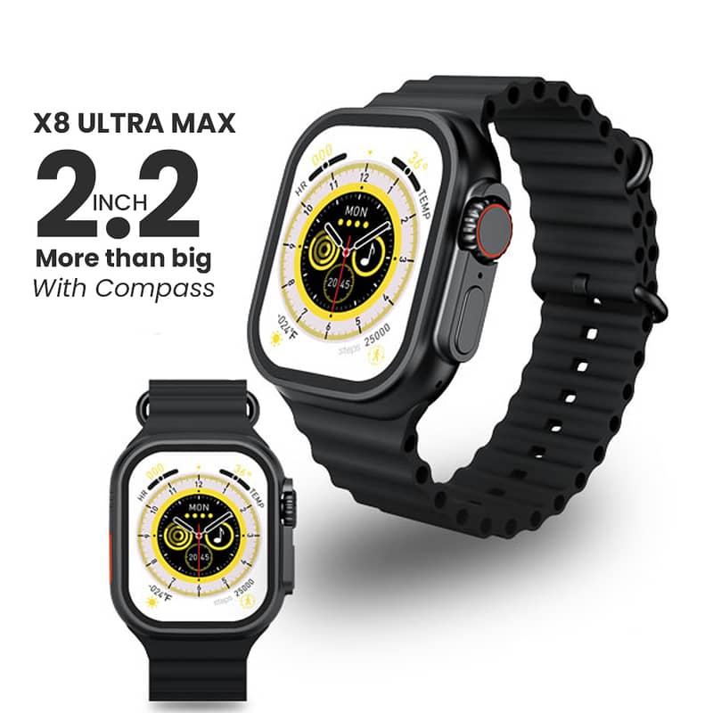 T900 Ultra Bluetooth Calling 49mm Big Screen Series 8 2.09″ Smartwatch 12