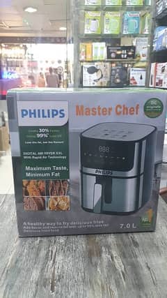 New) Philips LCD Touch Air Fryer - 5.5 Liter Capacity Master Chef