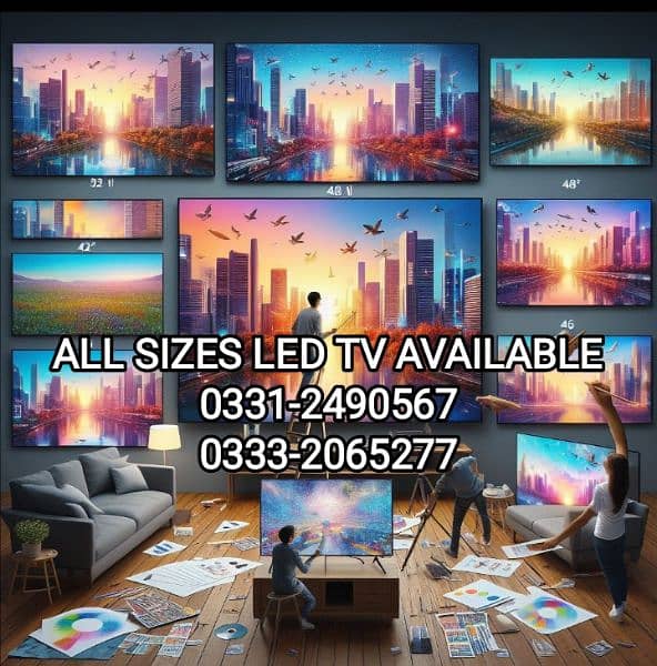 GULSHAN ELECTRONICS DEAL IN LED TV ALL SIZE AVAILABLE 24" TO 65" 0
