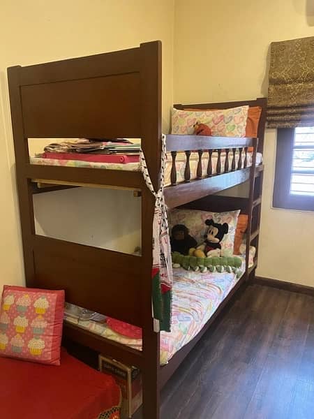 Solid Wood Bunk Bed 0