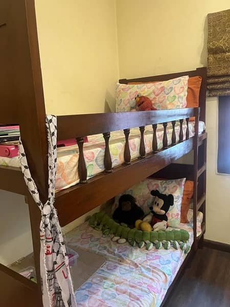 Solid Wood Bunk Bed 1