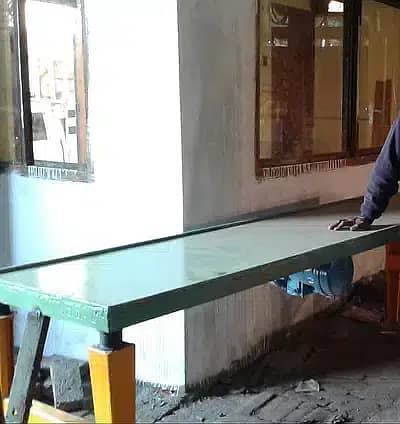 Vibration table for concrete paver tiles making 4