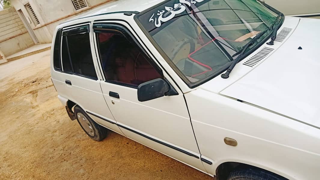 Mehran VXR 2018 Non Accident Shower Silver to White Color & Family Use 5