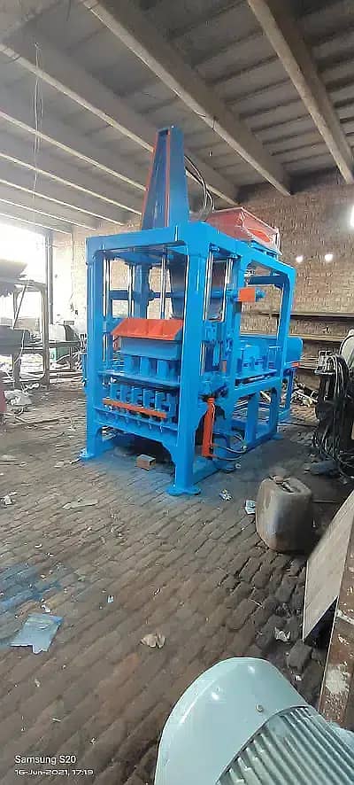 KM-15 single Trolley Concrete Tuff Tile, Blocks production machinery 6
