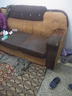velvet sofa normaly used 0