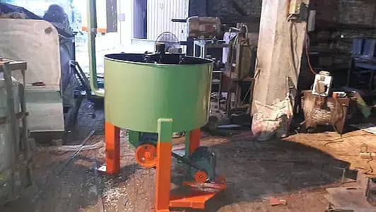 Pan Mixer Machine for concrete Colour and chemical mixer 9