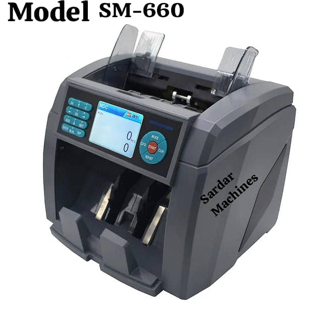 Cash currency note counting machine with fake note detect Union brand 7