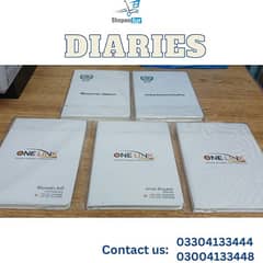 Print your logo and company name on Diaries Mugs Pens Printing service