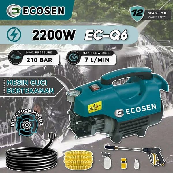 Imported) ECOSEN Car Washing High Pressure Washer Cleaner - 200 Bar 3