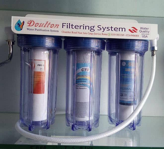 Three Stage Water Filter Non Electric 0