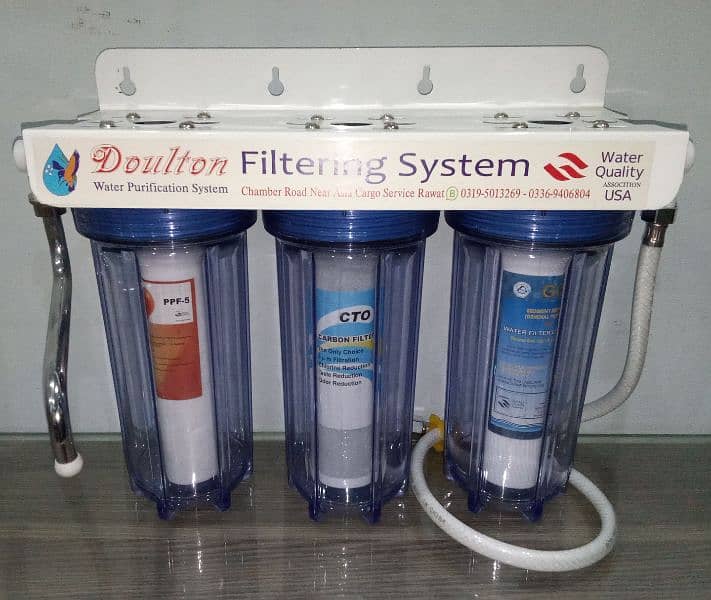 Three Stage Water Filter Non Electric 1