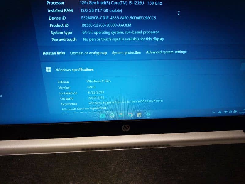 HP 12th Gen 12GB Ram NEW laptop 1