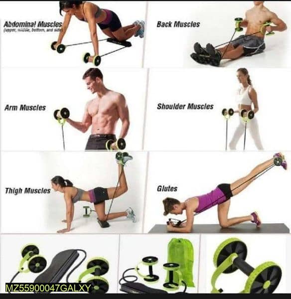 Abdominal core muscle work out tool 1