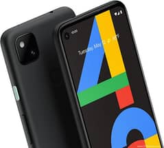 Google Pixel 4a 4g with 3 covers & protector