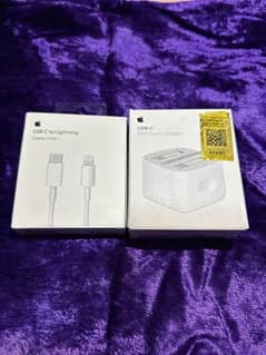 Apple 20W Original Charger with Type-C to Lighting  Cable 0