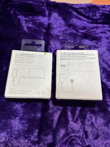 Apple 20W Original Charger with Type-C to Lighting  Cable 1