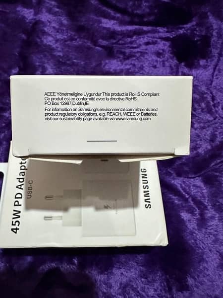 Samsung 45W PD original charger With orignal Cable 1