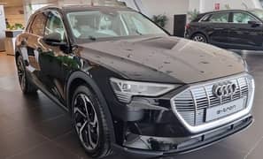 brand new audi etron showroom delivery black colour 0