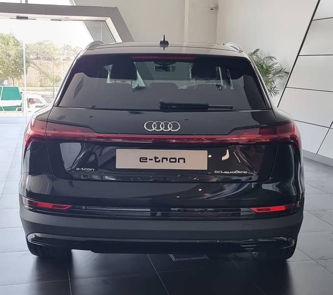brand new audi etron showroom delivery black colour 2