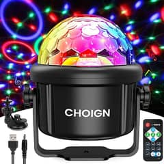 Choign® Disco Ball Stage Lamp with Music Control and 4 m USB Cable for