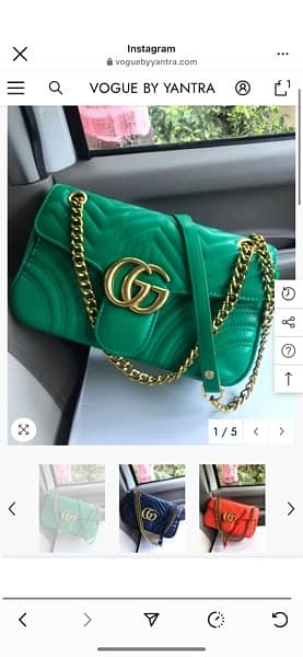 Green Gucci bag 0