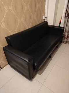 sofa cum bed ( full leatherite)