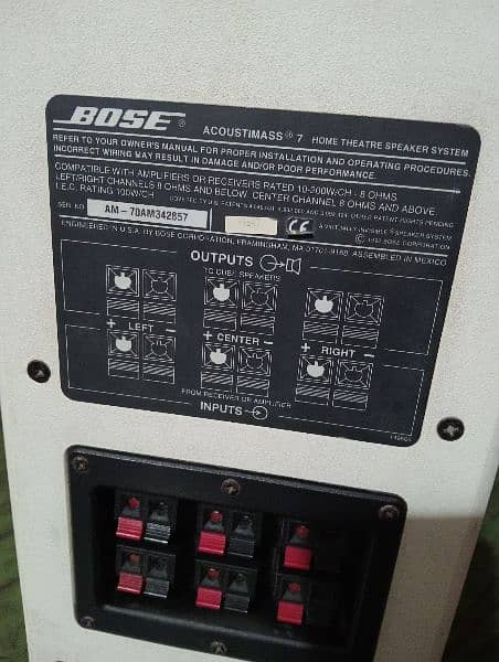 Bose Am 7 woofer for sale 0