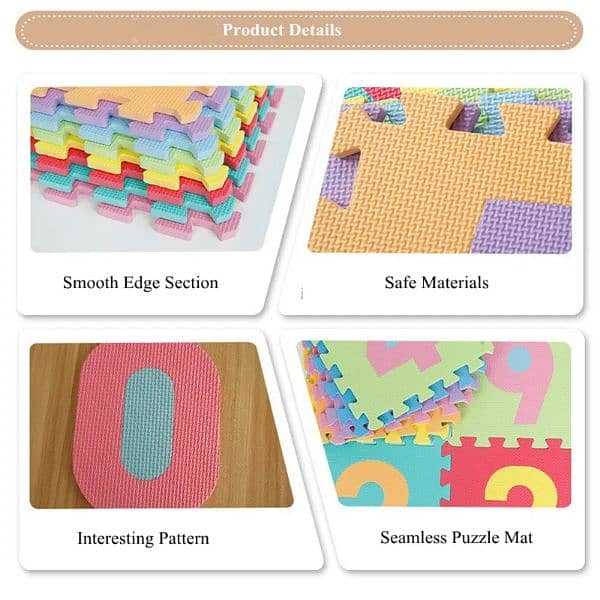 *_36Pcs Kids Education Toy Floor Mat * 8