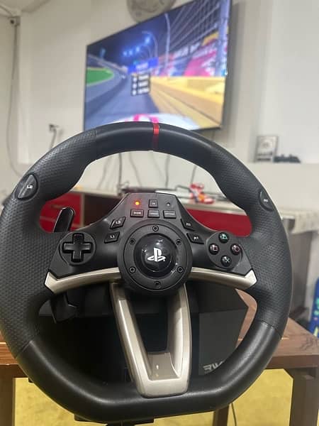 HORI playstation steering with pedals 4