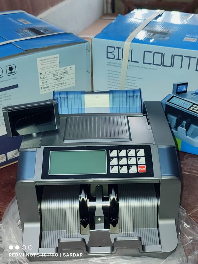 Cash currency note counting machine in Pakistan with fake note detecti 10
